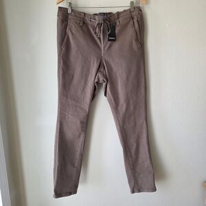 Torrid Weekend Boyfriend Straight SuperSoft Mid-Rise Pants Light Brown 0X NWT
